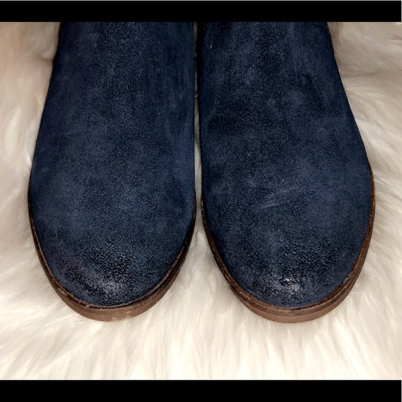 SPLENDID Blue Suede Ankle Bootie - Picture 5 of 6